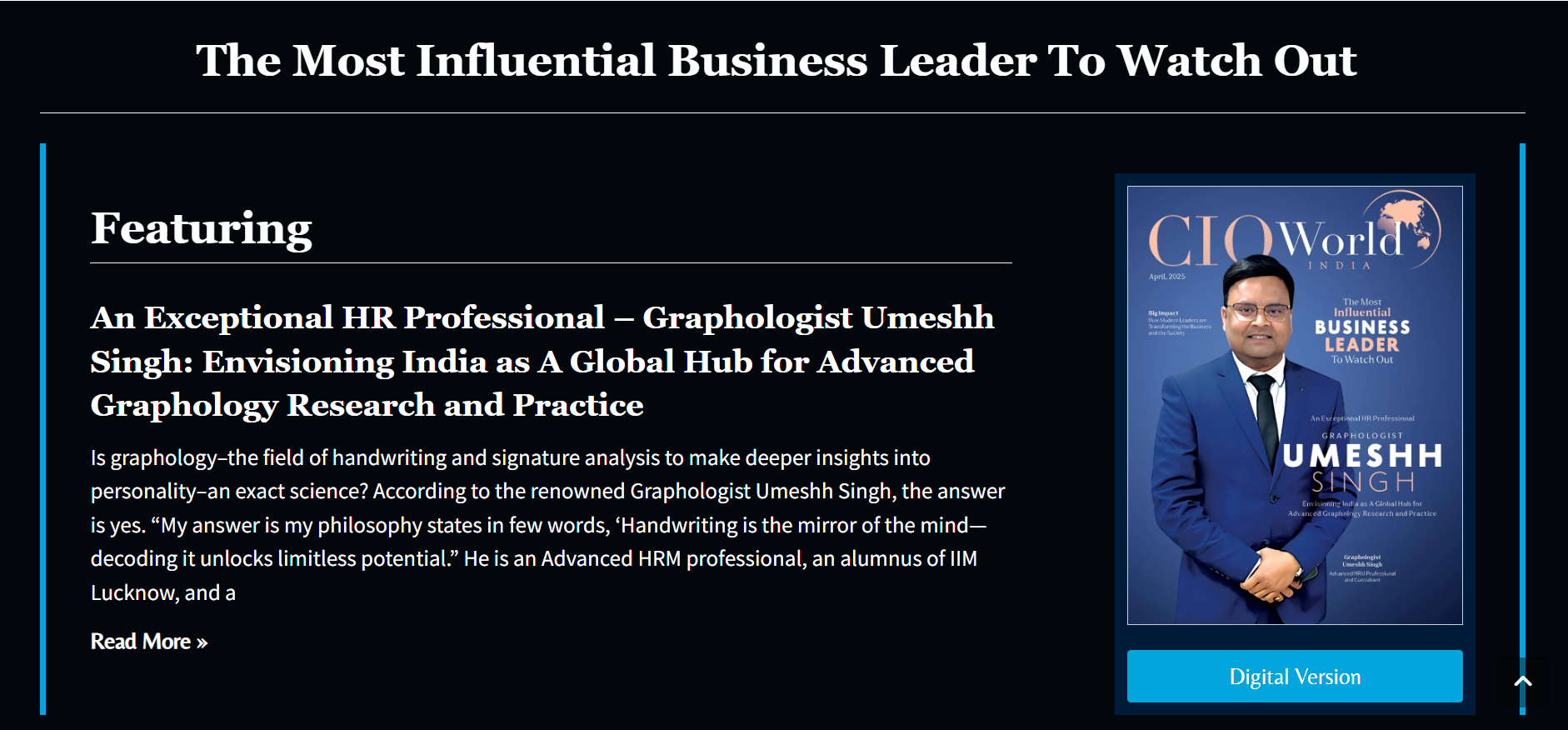 Featured blog post