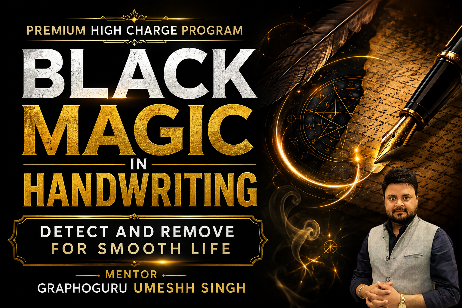 Black Magic in Handwriting certificate