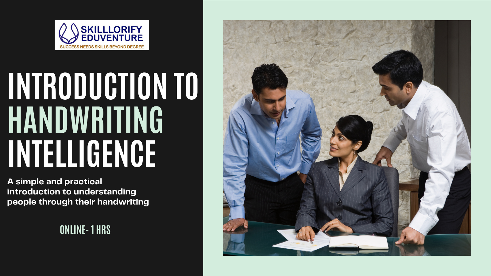 Introduction to Handwriting Intelligence certificate